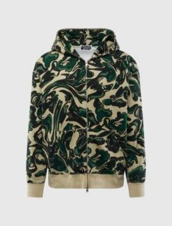 MARBLING CAMO HOODIE