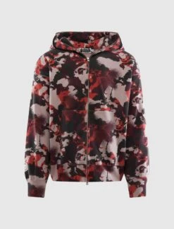 MAP CAMO FULL ZIP HOODIE