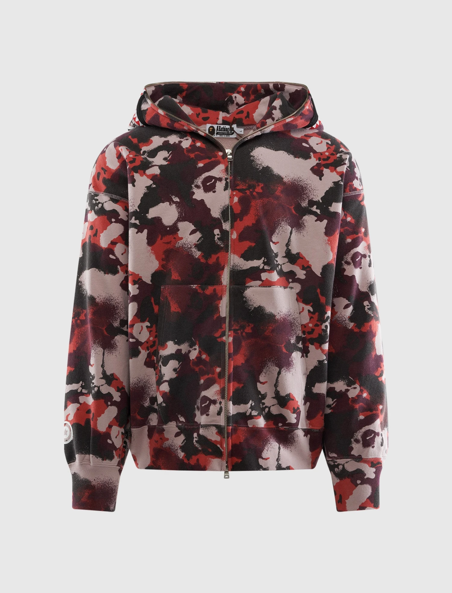 MAP CAMO FULL ZIP HOODIE 1 MAP CAMO FULL ZIP HOODIE