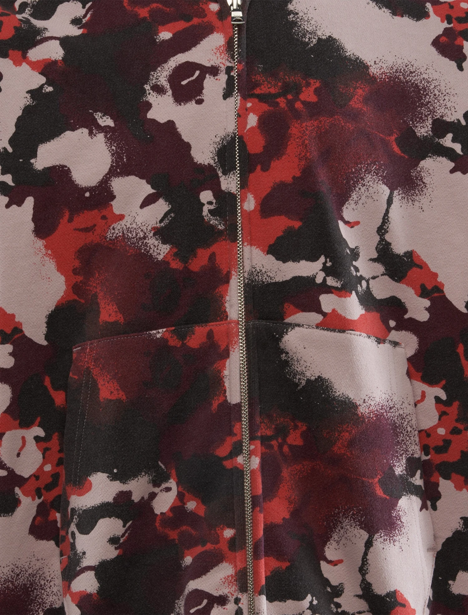 MAP CAMO FULL ZIP HOODIE 2 MAP CAMO FULL ZIP HOODIE - Image 2