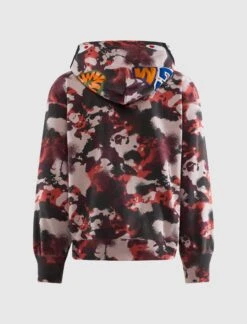 MAP CAMO FULL ZIP HOODIE 5 MAP CAMO FULL ZIP HOODIE -Men Fashion 001ZPL301001M RED 3