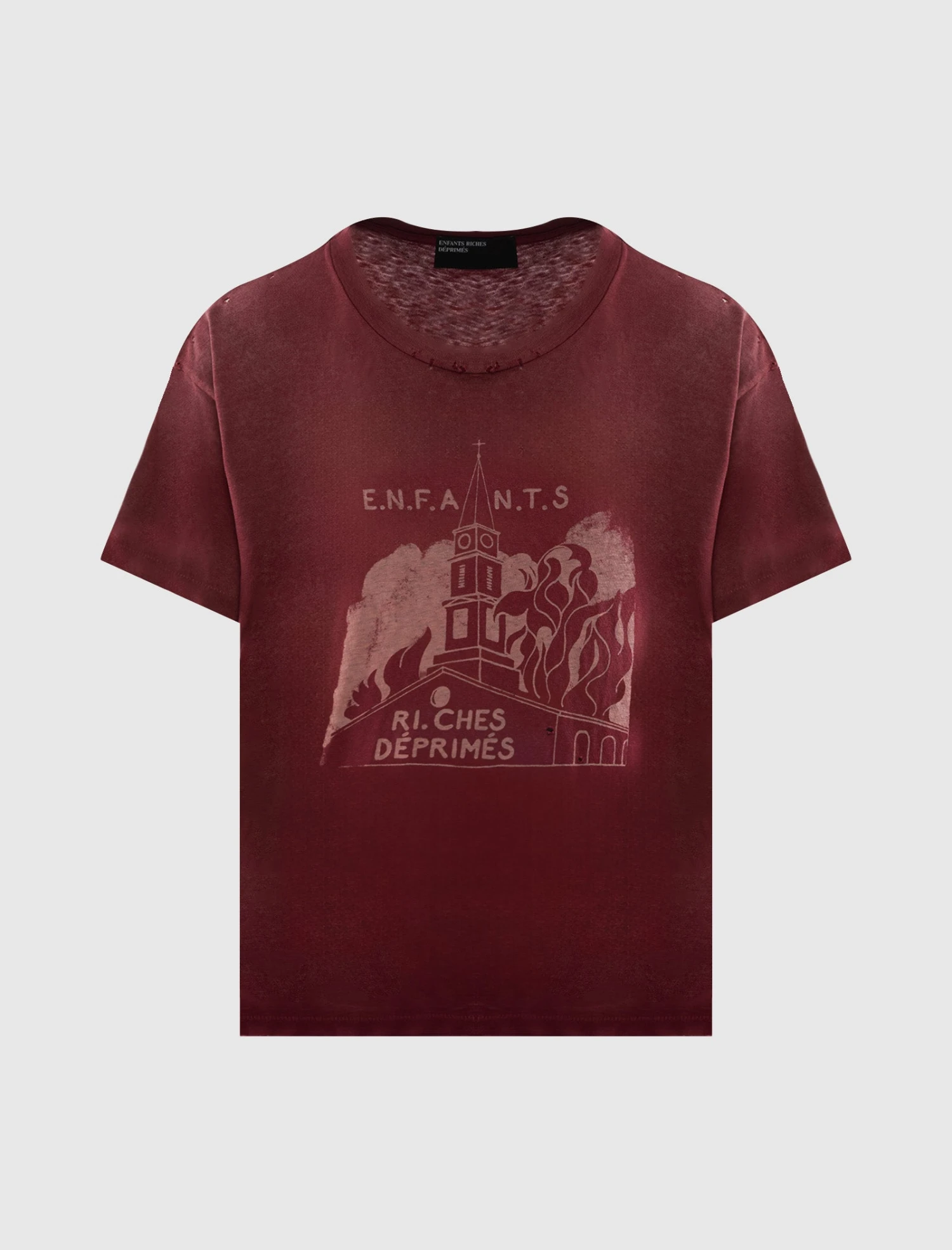 BURNING CHURCH TEE 1 BURNING CHURCH TEE