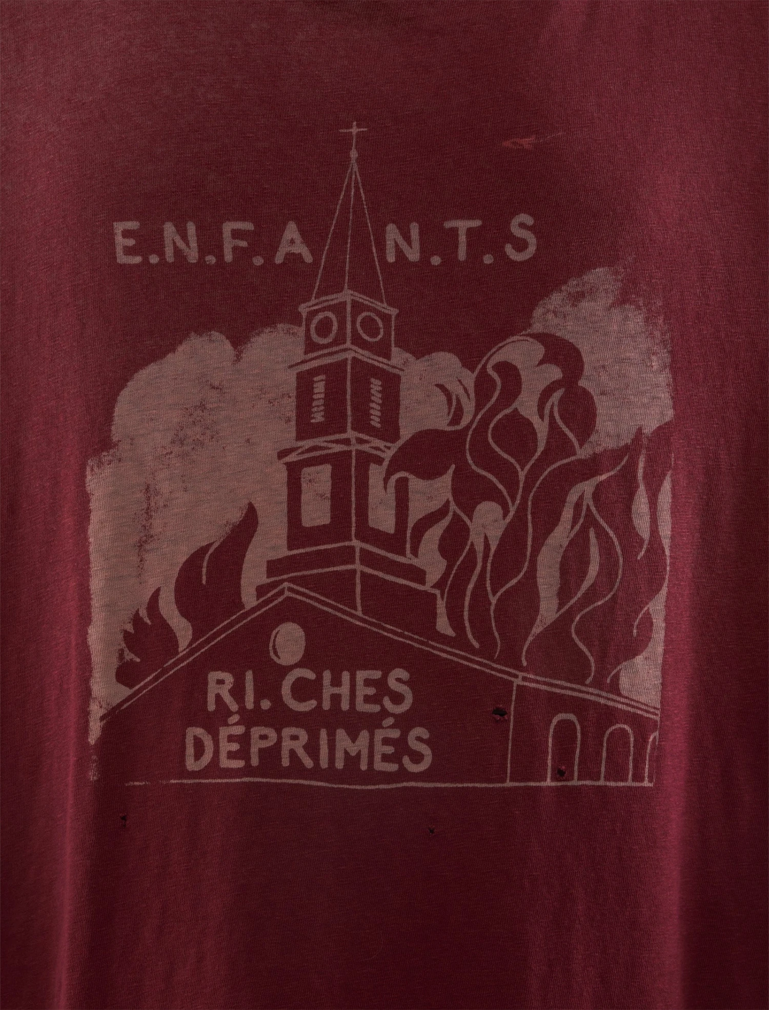 BURNING CHURCH TEE 2 BURNING CHURCH TEE - Image 2