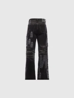 PATCHED DENIM -Men Fashion 1120590021FW24 GRY 3 c127578f 5189 4dd1 a92a 214e7ab4fa11