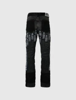 EMBROIDERED PANT -Men Fashion 1120860002SS24 COAL 3