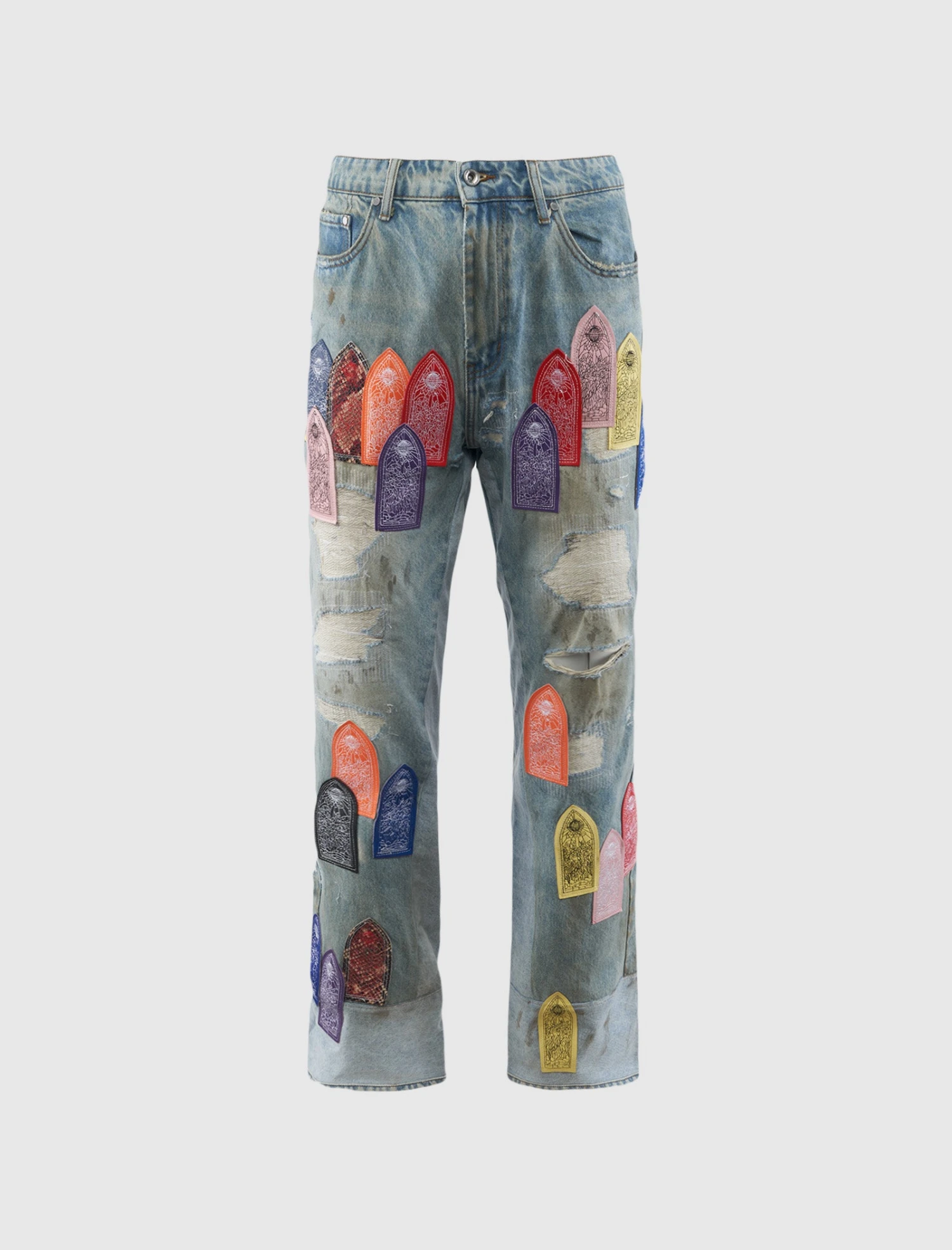 DISTRESSED DENIM 1 DISTRESSED DENIM