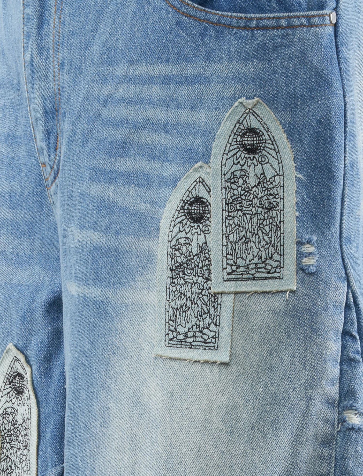 BLOWOUT DENIM SHORT 2 BLOWOUT DENIM SHORT - Image 2