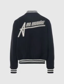 A MA MANIÉRE ANNIVERSARY VARSITY JACKET -Men Fashion 234AMM0604 BLK 3