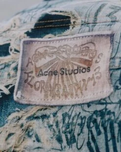 Acne Studios PRINTED SHIRT -Men Fashion 288 SQUIDLIK