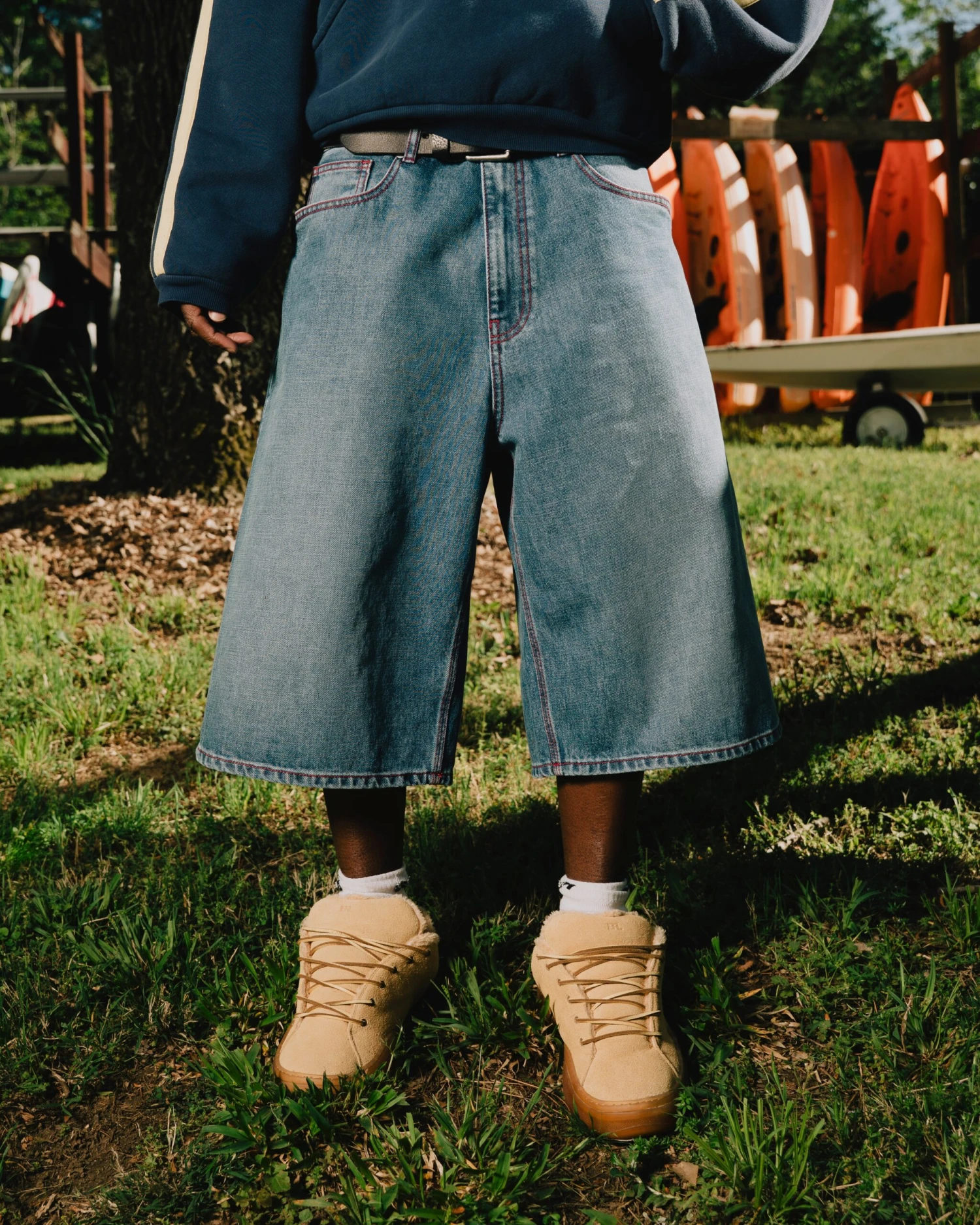 ERL INDIANA DENIM SHORT 2 ERL INDIANA DENIM SHORT - Image 2