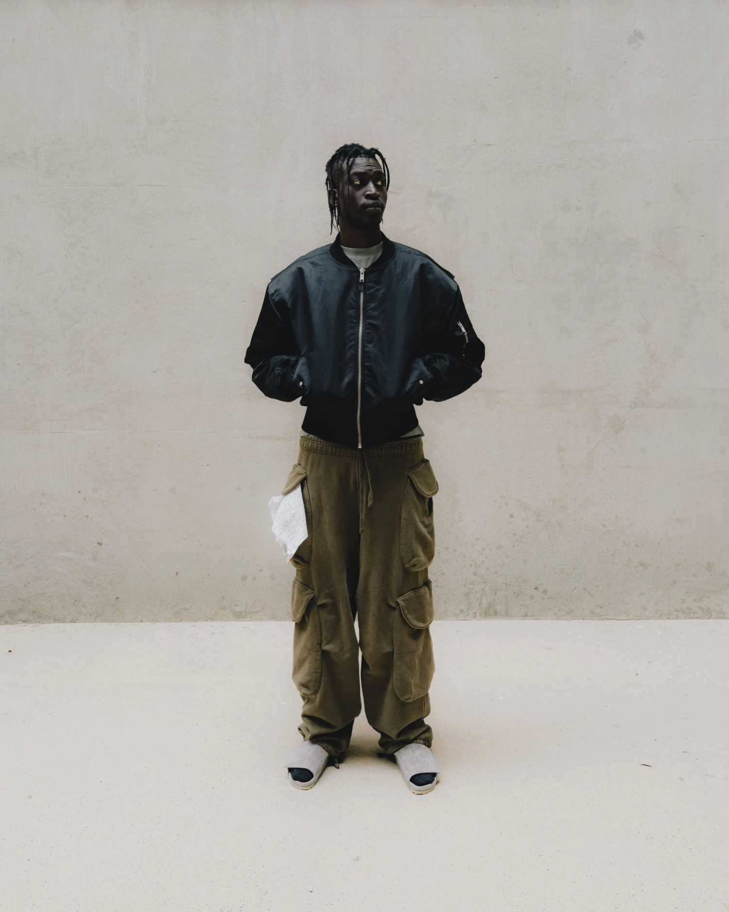 CROPPED BROAD BOMBER 6 CROPPED BROAD BOMBER - Image 6