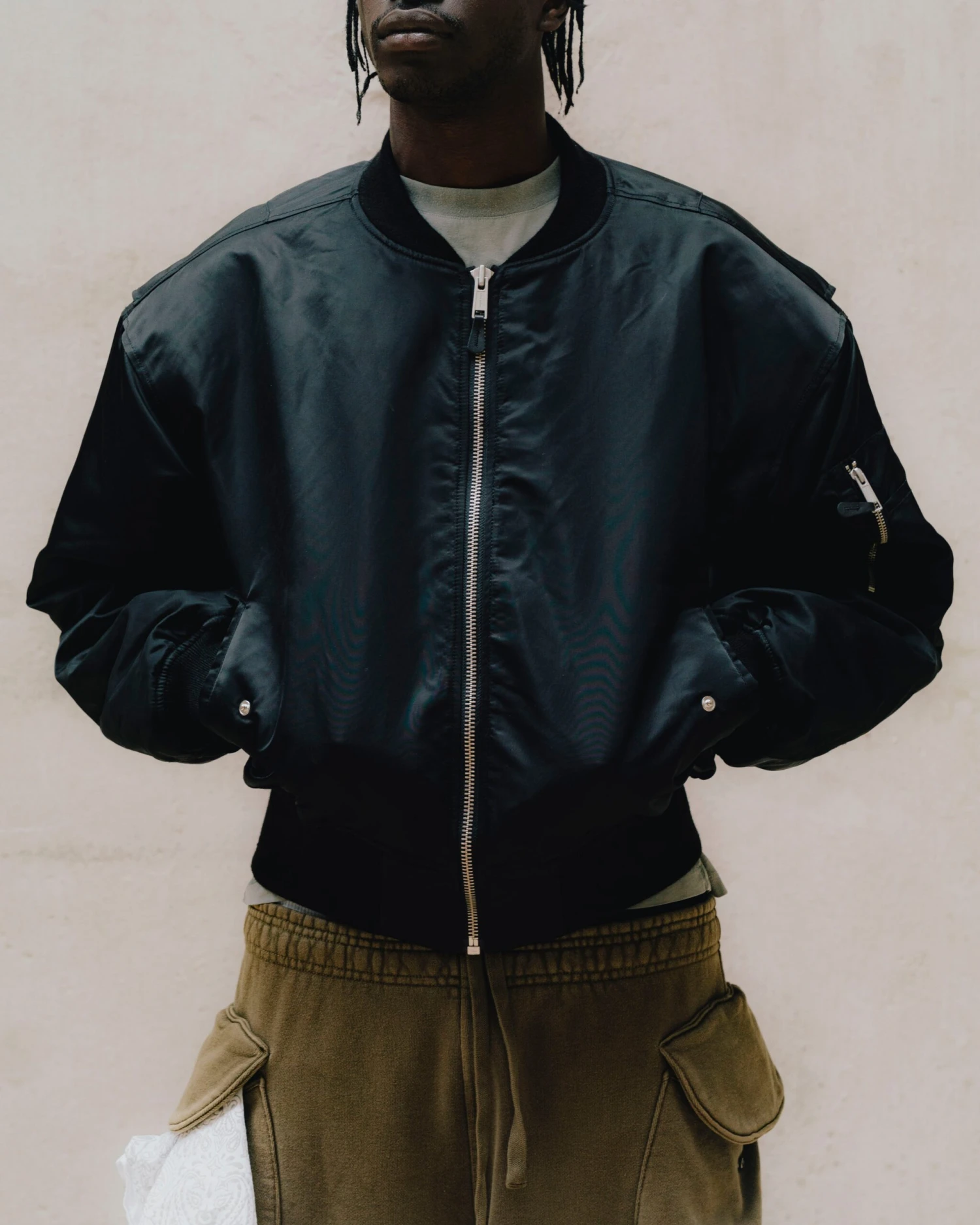 CROPPED BROAD BOMBER 2 CROPPED BROAD BOMBER - Image 2