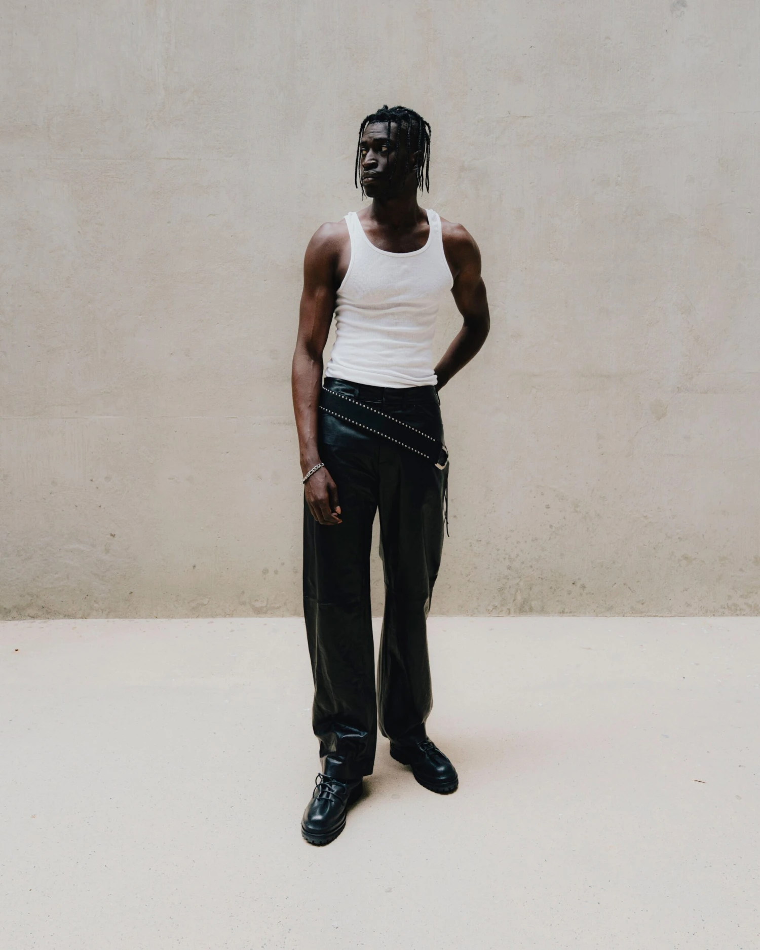 STRAIGHT LEATHER PANT 2 STRAIGHT LEATHER PANT - Image 2