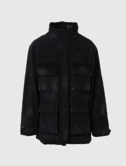 Balenciaga DOUBLE FRONT MILITARY PARKA