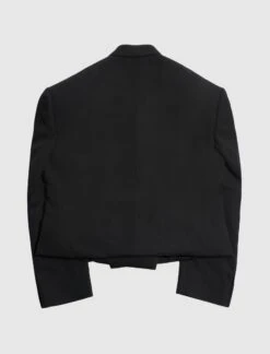 Balenciaga FOLDED TAILORED JACKET -Men Fashion 751751 TNT39 1000 3 022aacb0 a33b 4aae b317 e583863f08c3