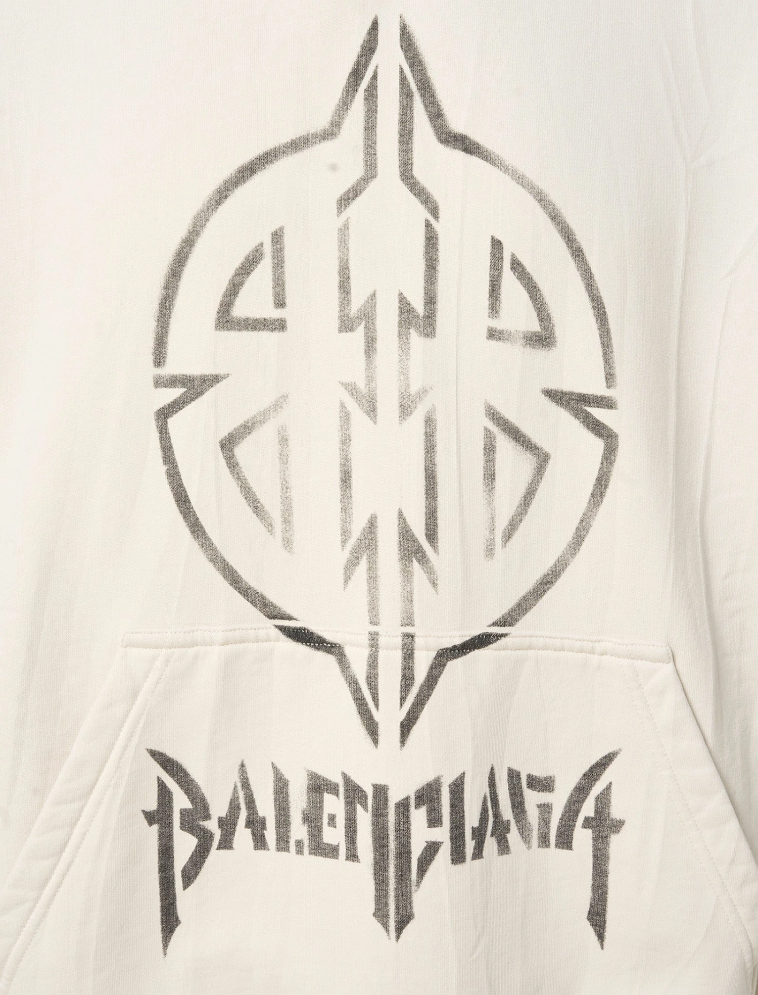 Balenciaga METAL BB STENCIL HOODIE 2 Balenciaga METAL BB STENCIL HOODIE - Image 2