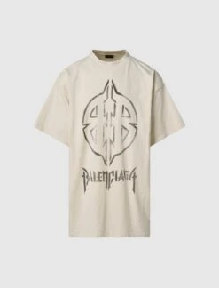 Balenciaga METAL BB STENCIL TEE