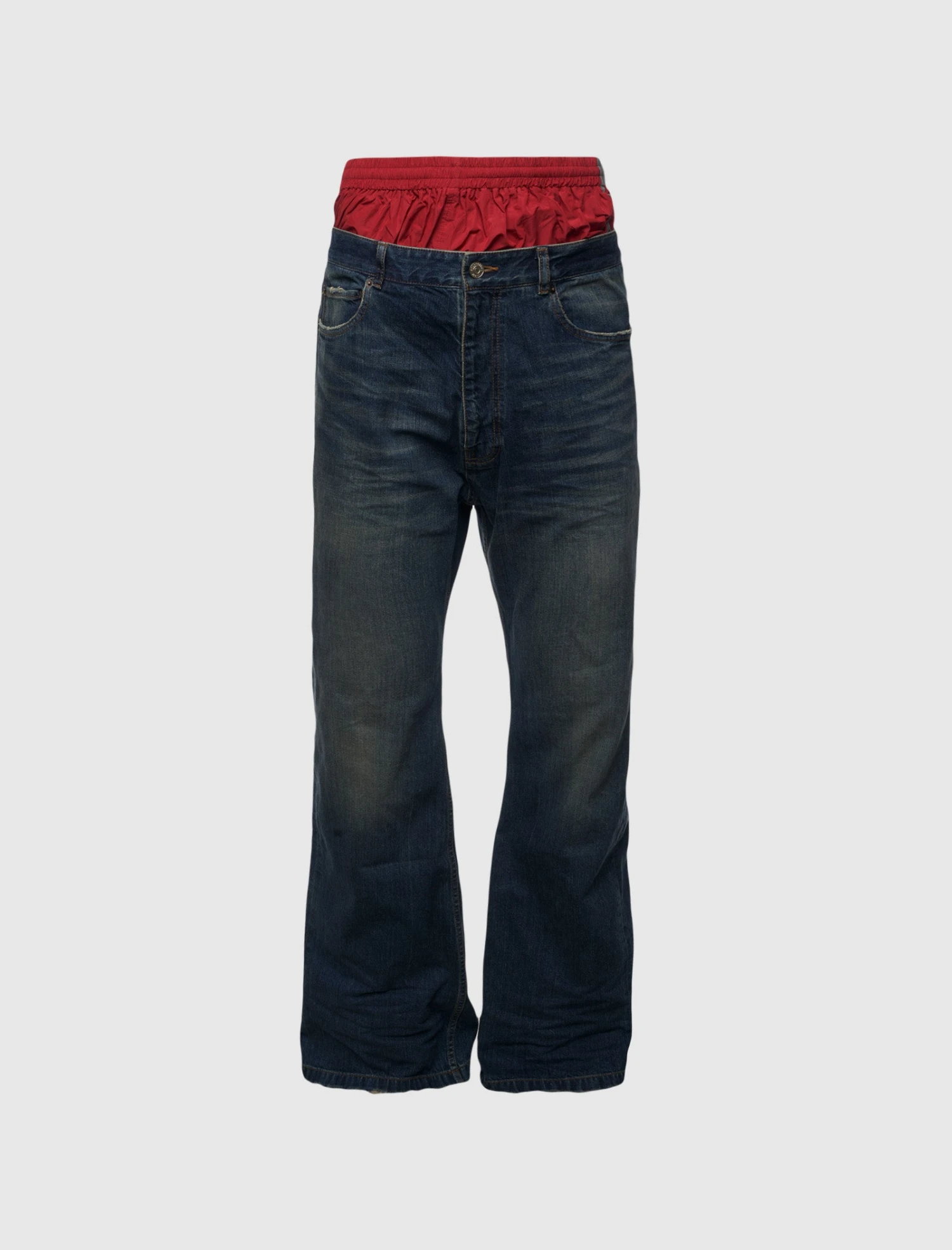 Balenciaga LAYERED JEANS 1 Balenciaga LAYERED JEANS