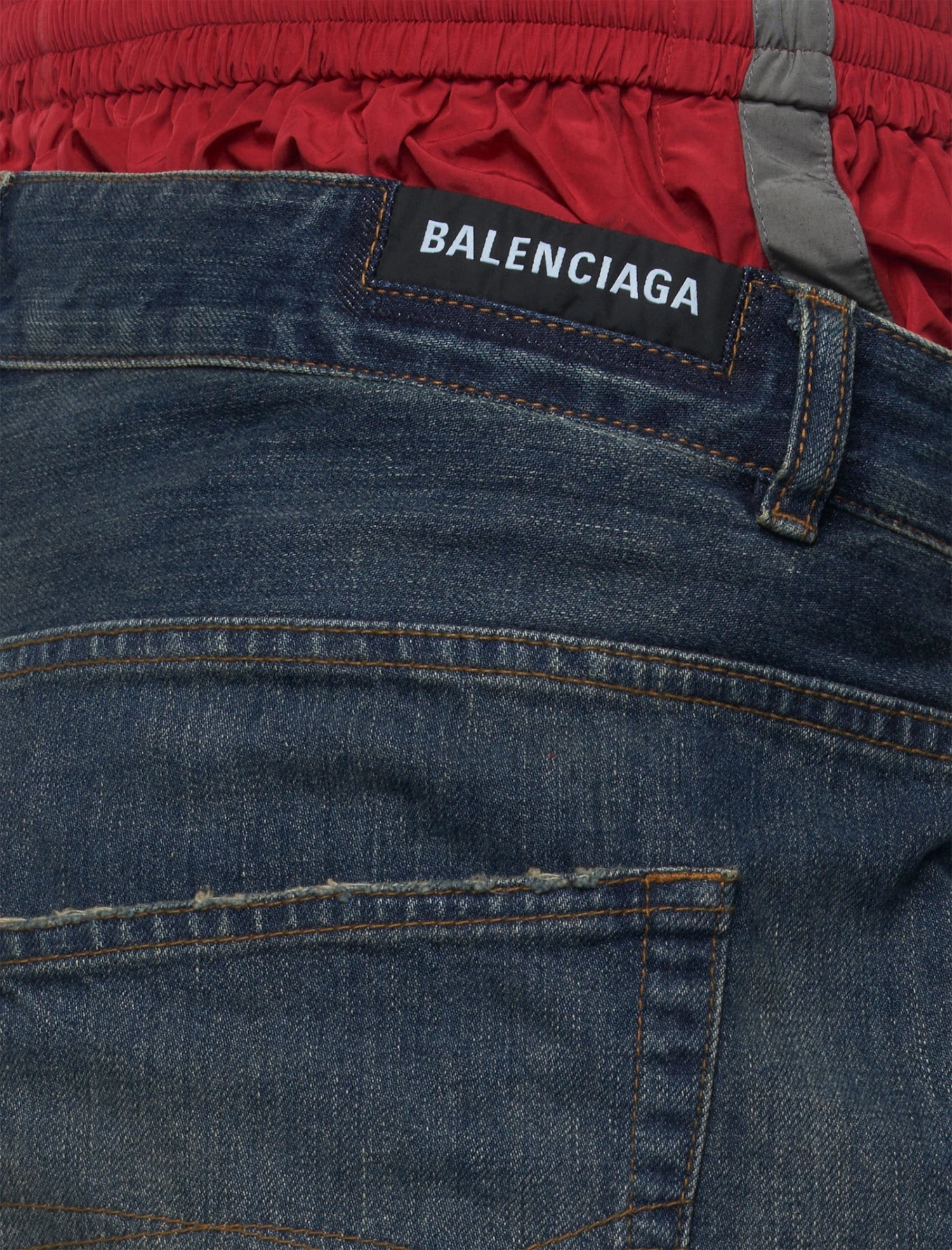 Balenciaga LAYERED JEANS 2 Balenciaga LAYERED JEANS - Image 2