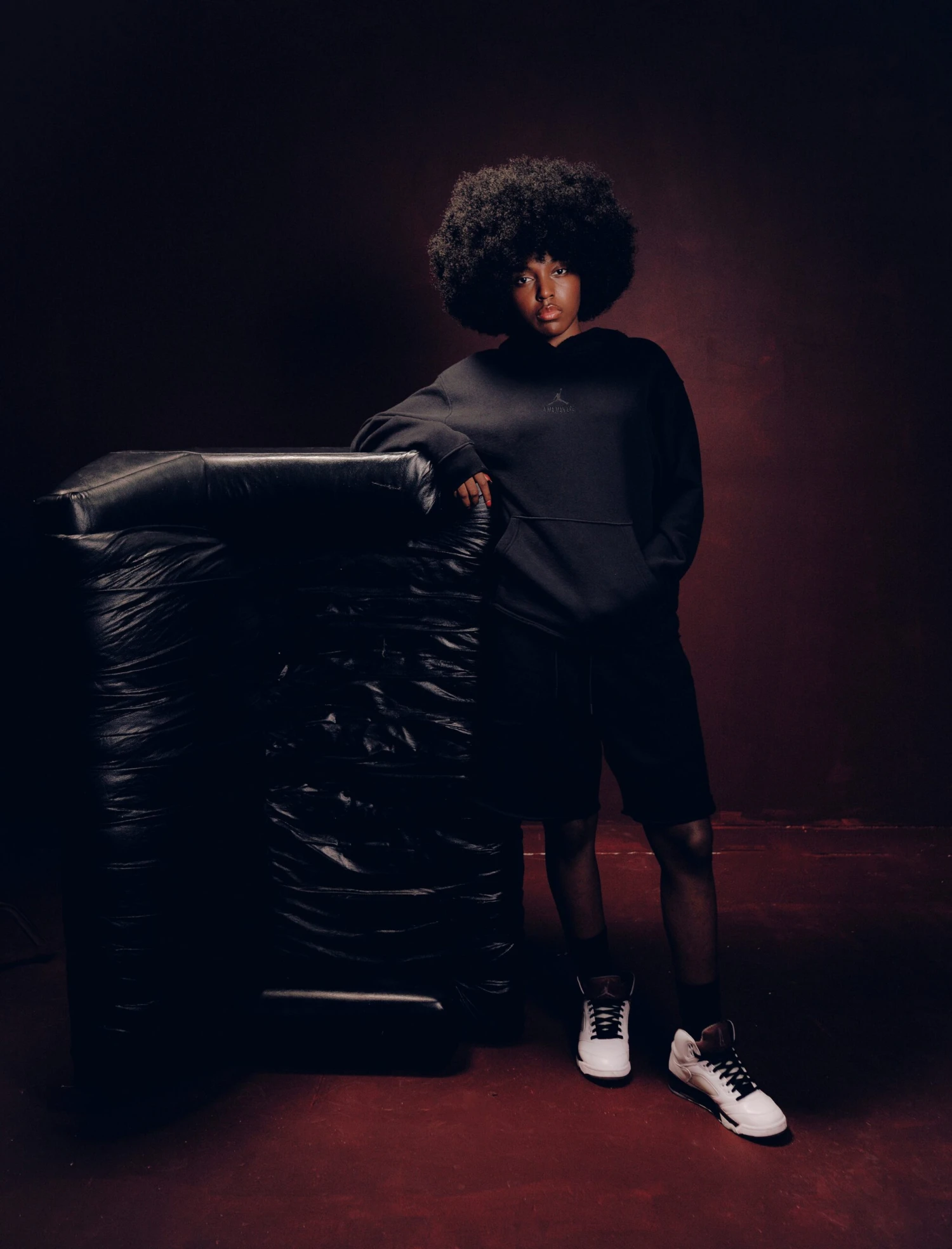 AMM "BLACK COLLECTIVE" FLEECE HOODIE 5 AMM "BLACK COLLECTIVE" FLEECE HOODIE - Image 5