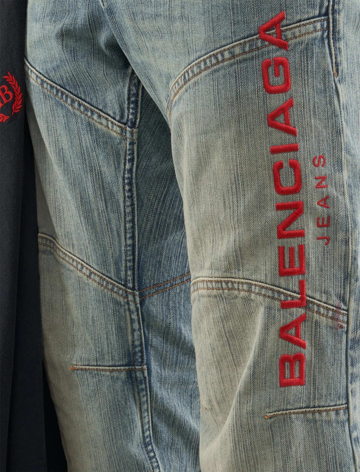 Balenciaga LAYERED LOW WAIST JEANS 2 Balenciaga LAYERED LOW WAIST JEANS - Image 2