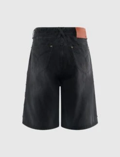 STUDDED DENIM SHORT -Men Fashion AASS25 4 11 BLK 3