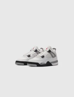 AIR JORDAN 4 RETRO "WHITE CEMENT" PS -Men Fashion AJ4WHITECEMENTPS 4