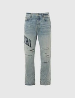 Amiri VARSTY REPAIR STRAIGHT-LEG JEAN