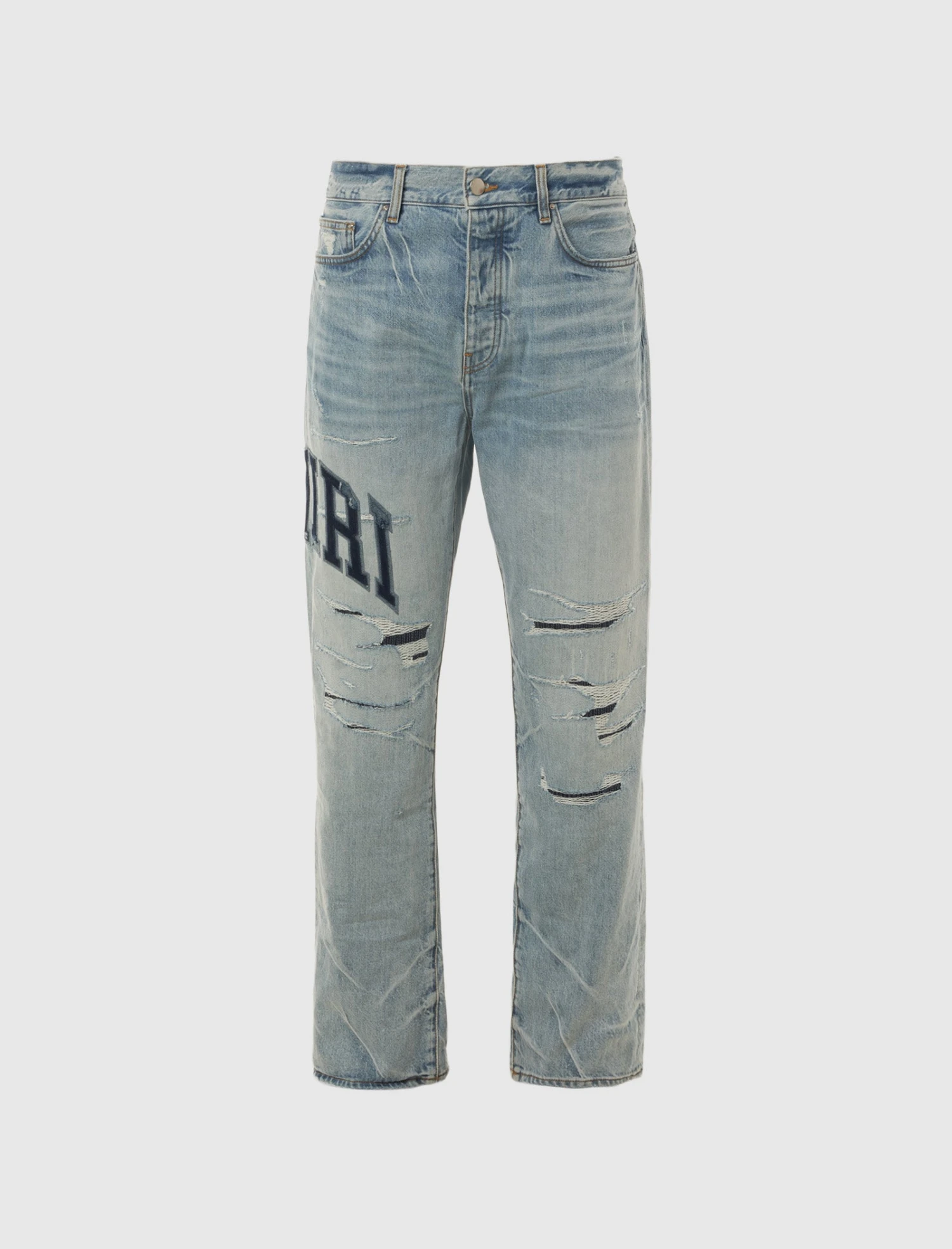 Amiri VARSTY REPAIR STRAIGHT-LEG JEAN 1 Amiri VARSTY REPAIR STRAIGHT-LEG JEAN
