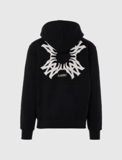 Amiri MA QUAD ZIP HOODIE -Men Fashion AMJYHD1066 BLK 3