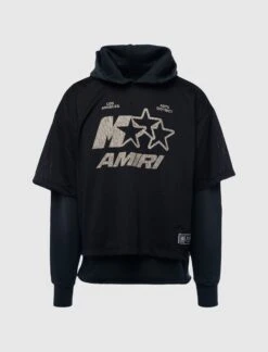Amiri STAR MESH HOODIE