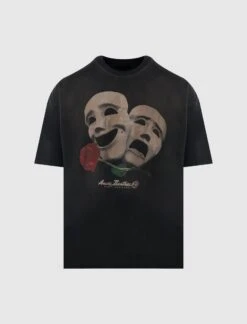 Amiri THEATRE MASKS OVERSIZED TEE