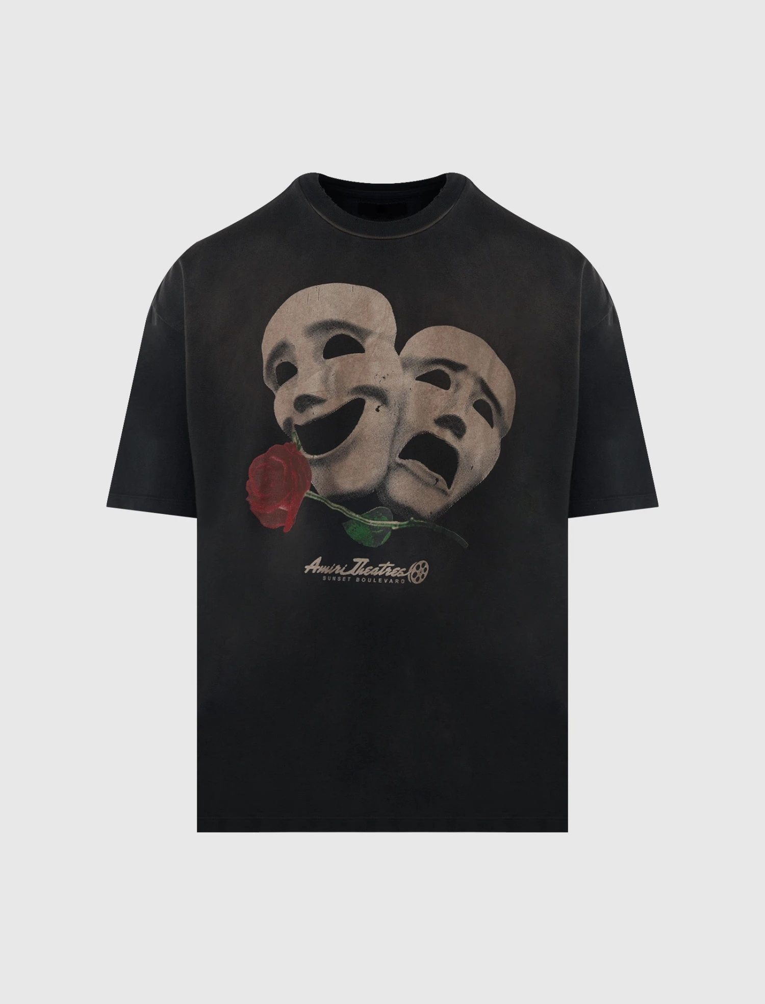 Amiri THEATRE MASKS OVERSIZED TEE 1 Amiri THEATRE MASKS OVERSIZED TEE
