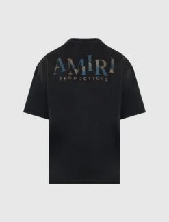 Amiri THEATRE MASKS OVERSIZED TEE 5 Amiri THEATRE MASKS OVERSIZED TEE -Men Fashion AMJYTE1100 BLK 3