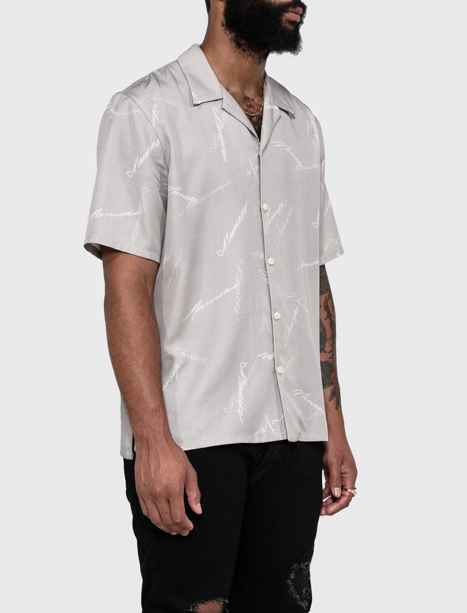 SCRIPT WOVEN SHIRT 4 SCRIPT WOVEN SHIRT - Image 4