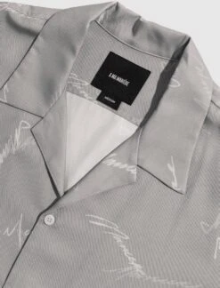 SCRIPT WOVEN SHIRT 9 SCRIPT WOVEN SHIRT -Men Fashion AMM 01 SCRIPTWOVEN GRY 3