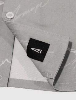 SCRIPT WOVEN SHIRT 13 SCRIPT WOVEN SHIRT -Men Fashion AMM 01 SCRIPTWOVEN GRY 5
