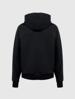 BAR LOGO HOODIE -Men Fashion AMM BLACK HOODIE 6