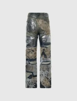 METALLIC LACE DENIM -Men Fashion AW23 DNM 001 3