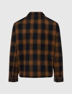FLANNEL SHIRT JACKET -Men Fashion AWK FW24 TP002 ORG 3