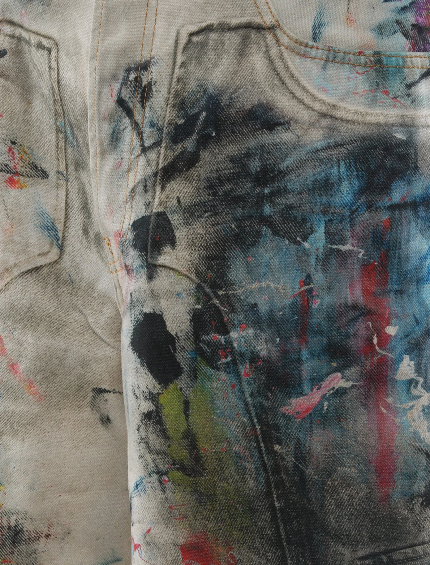 Acne Studios PAINTED TROUSER SHORT 2 Acne Studios PAINTED TROUSER SHORT - Image 2