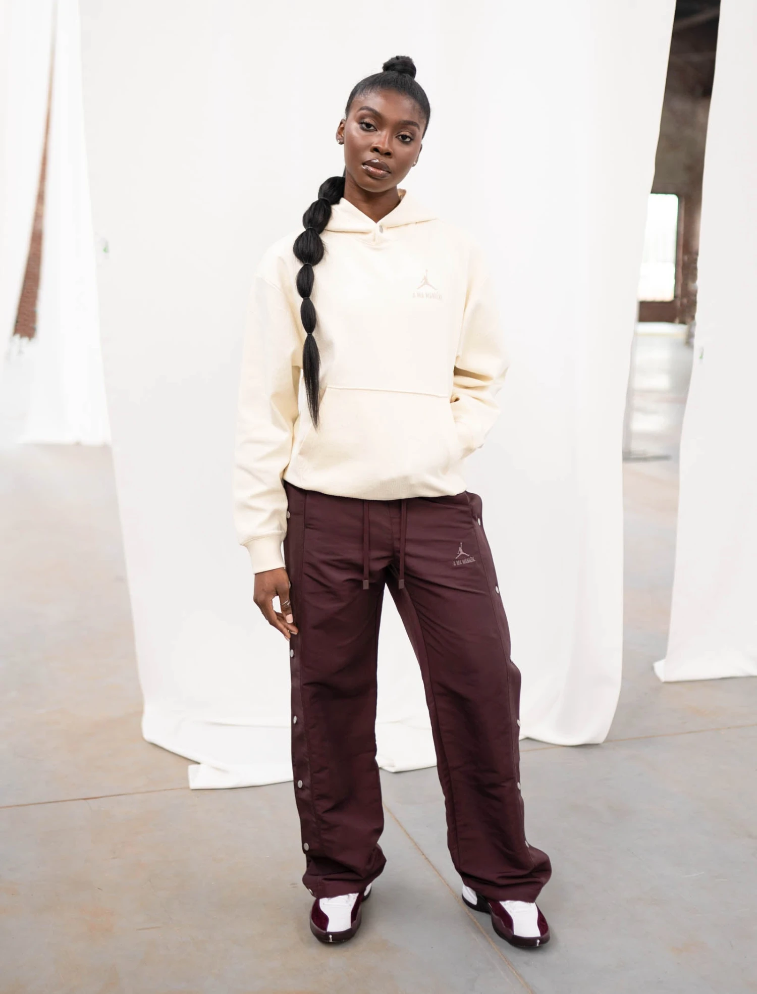 A MA MANIÉRE X JORDAN BRAND JACQUARD HOODIE 4 A MA MANIÉRE X JORDAN BRAND JACQUARD HOODIE - Image 4