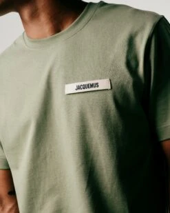 Jacquemus GROS GRAIN LE T-SHIRT -Men Fashion DSC07868 245JS208 2125 GRN