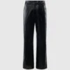 STRAIGHT LEATHER PANT