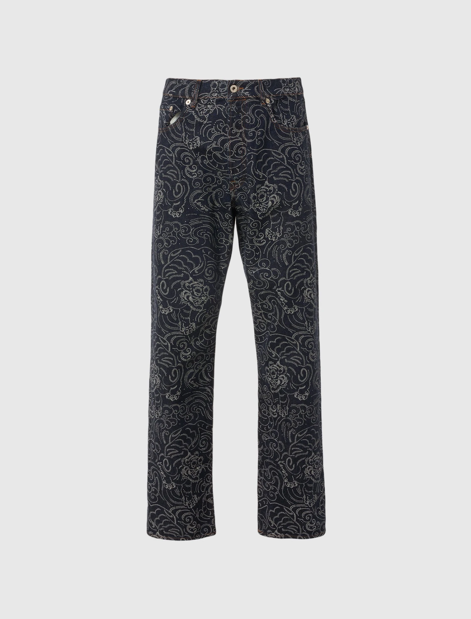 Kenzo ASAGAO TIGER JEANS 1 Kenzo ASAGAO TIGER JEANS