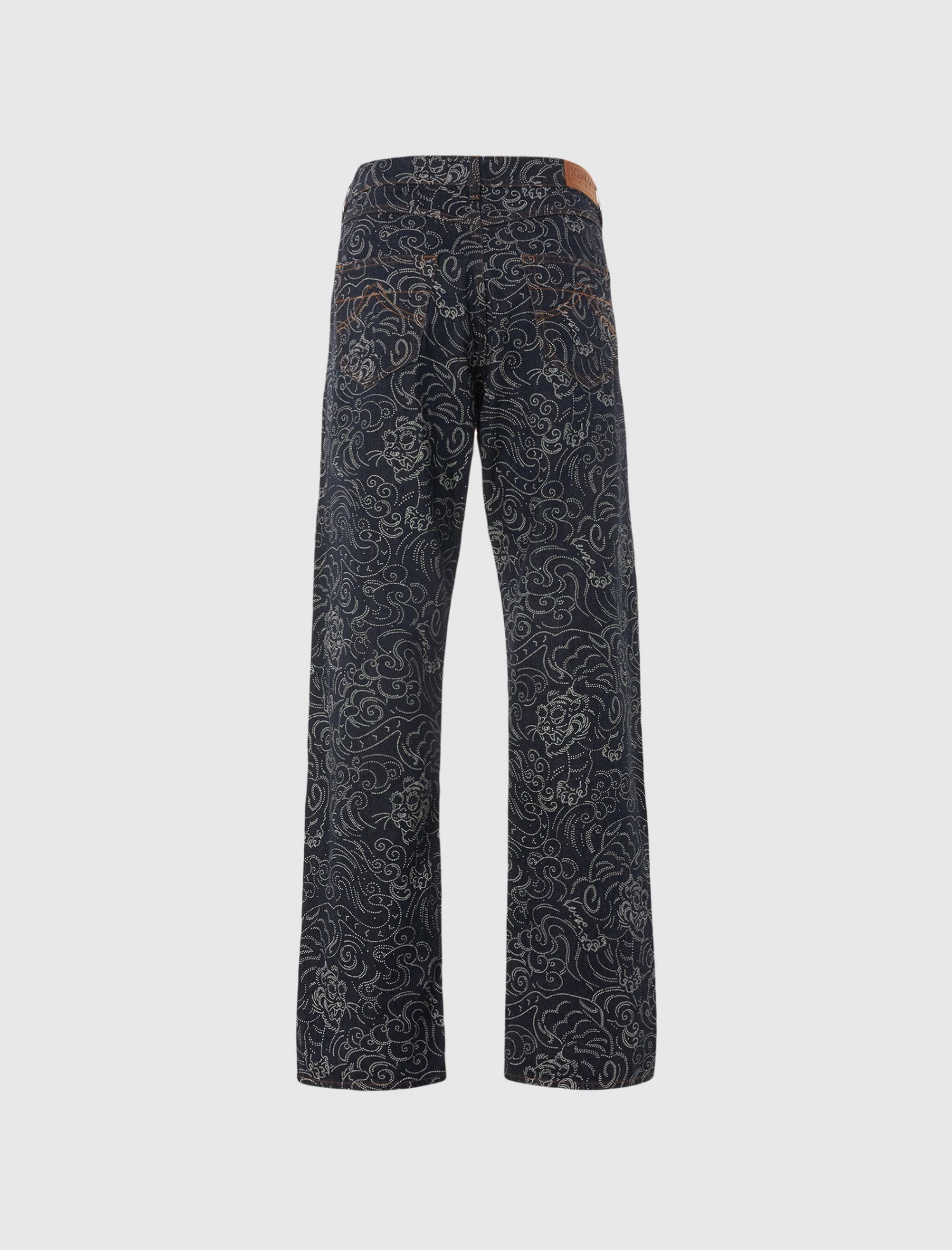 Kenzo ASAGAO TIGER JEANS 3 Kenzo ASAGAO TIGER JEANS - Image 3