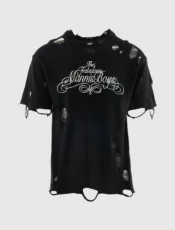 KAMIYA DISTRESSED KNIT SHRT