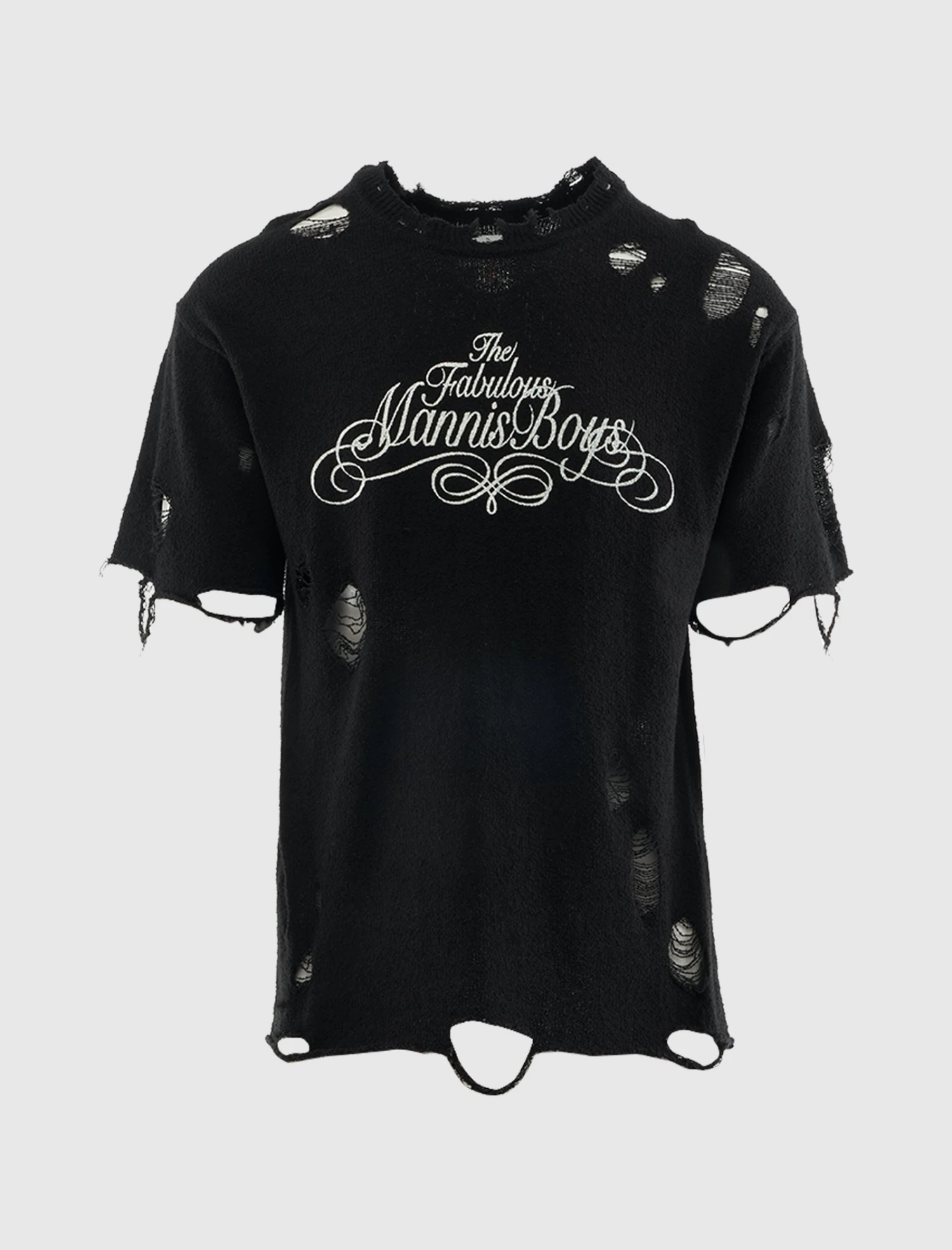 KAMIYA DISTRESSED KNIT SHRT 1 KAMIYA DISTRESSED KNIT SHRT