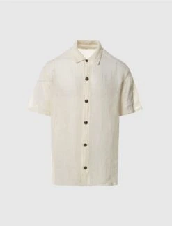 MESH SHORT SLEEVE BOXY SHIRT