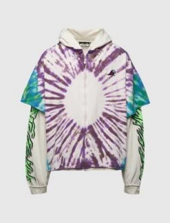 TYE-DYE ZIP-UP